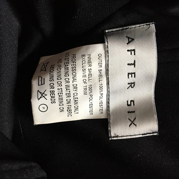 Strapless Black Evening Dress - Picture 4 of 4